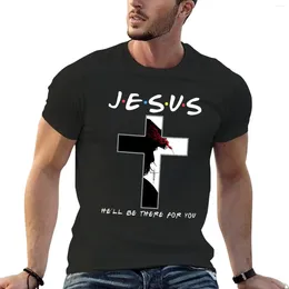 Czołg męski Tops Jezus, będzie tam dla ciebie chrześcijański koszulka graficzna t-shirt vintage ubrania estetyczne ubranie Mężczyźni