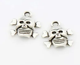 Halloween Skull Charm Beads 200pcslot 145x129mm argantants silver pendants تناسب أساور السحر الأوروبية المجوهرات DIY L9755003582