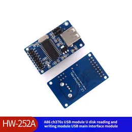 جديد A86 CH376S USB MODULE USB محرك أقراص فلاش القراءة والكتابة USB MINING MINID