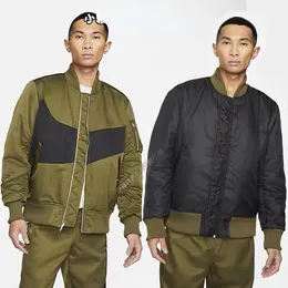 Spring Autumn Reversible Jackets Men Military Airforce Bomber Pilot Reversible Jacket Outerwear Working Clothes Reversible