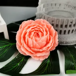 カビの型葉牡丹の花3Dシリコーン金型ブルーム金型ケーキ3DフォンダンカップケーキジェリーキャンディーチョコレートベーキングツールHC0368