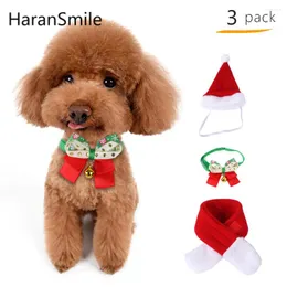 Dog Apparel 2024 Christmas Clothes Pet Dress Up Set Scarf Pullover Hat Cat Funny Costume