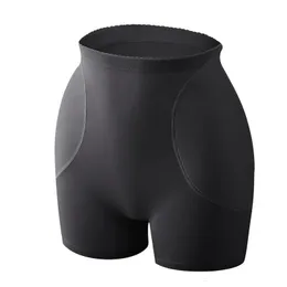 Damen nahtloser Hintern Lifter Boyshort gepolsterte Arsch -Up -Höschen Hip Enhancer Unterwäsche Heben von Boxern gefälschte brazillische Hintern 240426