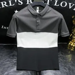 Polos da uomo Top Skinny Polo Shirts NESSUNA MAGGIO DI LOGO PER UOMINO UOMO NERO CON TAGLIO CHIEDE ELASTICHE 2024 Slimt