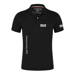 Herren Polos World Rally Championship WRC Print Sommer Kurzschlupf Polo-Shirt Herren Mode lässig atmungsaktive Feste Farbe Komfortable Polo T240425