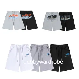 Trapsstars Shorts sweatpants Men Designer غير الرسمي على الشاطئ القصيرة الجري في اللياقة البدنية السراويل الرسومية الشورتات الشارع الشفاه شورت السلة بارد