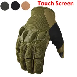 Тактические перчатки военные пейнтболы AirSoft Outdoor Sports Sport Motocycle Racing Full Finger Gloves 240424