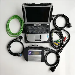 MB Star C4 Compact 4 Auto Diagnose Tool Scanner في 320 جيجابايت HDD و CF-19 المستخدمة Toughbook V12.2023 S0FT/WARE