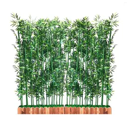 Decorative Flowers Aqumotic Tall Fake Bamboo Root Room Partition Cubicle Pastoral Decoration 1pc Home Parting Place Outdoor Baffle Garden