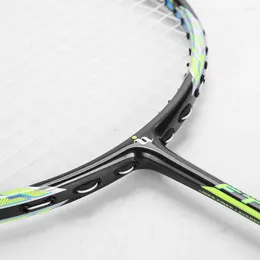 Utomhuspåsar Factory Wholesale Professional Graphite Badminton Racket 24T Tvådelar Struktur