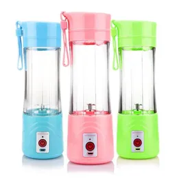 6 blades Rechargeable USB portable fruit juicer 380ml handed USB juice blender personal juicer for outdoor activities LX47998725806