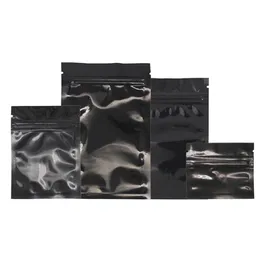 Saco Mylar Bag 1g 2g 3,5g 7g Tamanhos múltiplos de um lado Pacote liso e plano para a festa Favor de armazenamento Bacs de embalagens Logotipo Custome