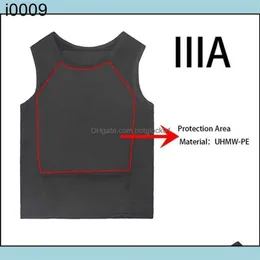 Acessórios originais outros táticos IIIA Nível de tracomfortável Oculto Anti-Body Armour Colets Oregon Ballistic Laboratories.CX Drop Delive Dhibh