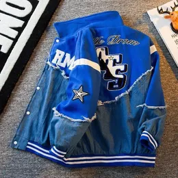 Personalized American Retro Denim Embroidered jackets for