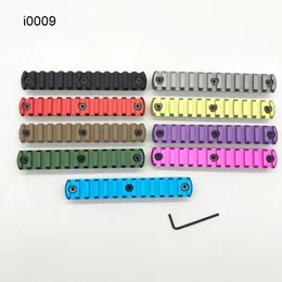 13 Slots/5.4 Keymod Rail Abschnitt Schwarz/rot/braun/blau/pink/grau/lila/grasgrün/olivgrün picatinny montieradapter Segment