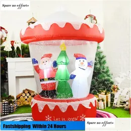 Christmas Decorations Decoration Inflatables Outdoor For Yard Garden Lawn Indoor Xmas Party Prop Drop Delivery Home Festive Supplies Dhkj3