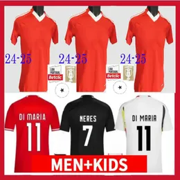 24 25 DI MARIA RAFA NEW BENFACAS SOCCER COIRSEYS PETAR MUSA FREDRIK AURSNES DAVID NERES Antonio Silva Alex Ander Orkun Kokcu 2025 Tengstedt 2024 Kids Football Shirts