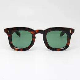 Japońskie okulary JMM Kolor prostokątne klasyczne męskie i damskie okulary przeciwsłoneczne UUV400 zagęszczony kwas octowy recepta ręcznie S 240323