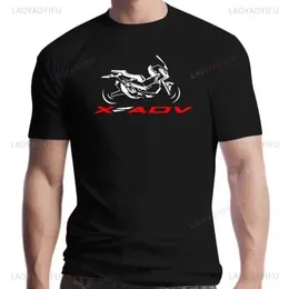 Herren-T-Shirts 2023 Motorrad-T-Shirt für Fahrrad Hon X Adv T-Shirt Moto Scooter X-Advmen Short Slve Print Men T Shi Hot Sale T240425