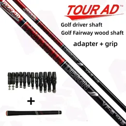 Golf Driver Club Shafts Tourad VF -Serie Flex 56 R Sr S Graphit FW Welle kostenlose Montagehülse und Grip 240424