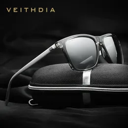 Veithdia Óculos de sol Moda UV400 Brand Sports Men Women Mulheres Vintage ao ar livre óculos Eyewear para masculino/feminino 6108 240323