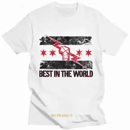 Camisetas masculinas divertidas camiseta punk punk lutador de moda americano de lutador de moda de verão escravo curto escravo T-shirt retro solto t240429