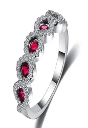 Ringos de cluster Moda de alta qualidade de zircão colorido redondo geométrico anel de irregularidade para mulheres esculturas prateado metal feminino jewe6323070