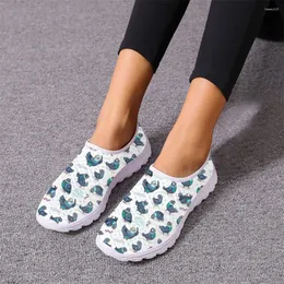 Freizeitschuhe Cartoon Kawaii Pigeon Print Women Frühling Herbst Sneakers Marke Designs Trend komfortable Nicht-Schlupf-Schuhe Outdoor-Reisen