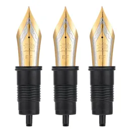 3 PCs JINHAO X159 / 9019 PENE DE PONEGRA NIB #8 SUBSTITUIÇÃO DO GOLDEN / PRATA FELE MEIA FINA TAMANHA 240417