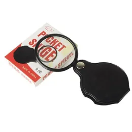 50mm 8x Magnifier folding HandHold Reading Magnifying Lens Glass Foldable Jewelry Loupes3175180