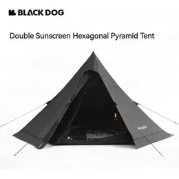 Blackdog Black Pyramid Tent Skirt مع Snow PU3000mm في الهواء الطلق 4SEASS CHESPING 150D OXFORD CLOTH SHESCREEN 240416 240426