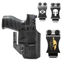 Walther PDP için Kemer Iwb Koşullu Kydex Kydex Walther PDP Compact 4 "9mm .40 Taktik Kemer Pantolon Gizli Taşıma Gizleme Tabancası Kılıfı