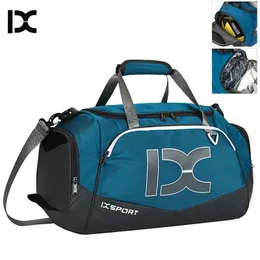 IX 40L Large Gym Bag Fitness Wet Dry Training Men Yoga For Shoes Travel Shoulder Handbags Multifunction Work Out Swimming Bag 240415