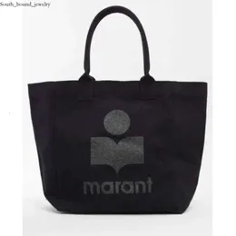 Marant New Isabels Designer Canvas Tote Bag Shouder Bags Outdoor Longchammp Tote Trend Large Capacity Shopping Handbag Classic Style Wom 6287