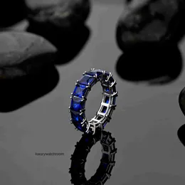 Women Band Tiifeany Ring Jewelry Jinmeng S925 Silver Personalized Colorful Neutral Wind Diamond Ring Available in Two Colors for Men and