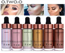 New Brand Liquid Highlighter Make Up For Women Magic Face Brighten Glow Glitter Makeup Highlighter Kits otwoo Cosmetic2022191