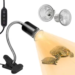REPTI HOME 2-Pack 50W Reptile Heat Lamp Bulbs - UVA Light & Heat For Terrariums