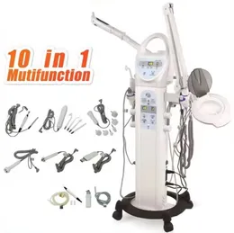 10 In 1 Hydro dermabrasion RF spa facial microdermabrasion water peeling skin scrubber hydro water jet aqua face lifting ultrasonic facial steamer beauty salon