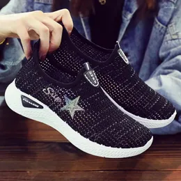 أحذية اللياقة البدنية Zapatos de Mesh Para Mujer Zapatillas Deporte Informales Con Cordones Tallons