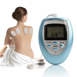 Micro prąd Corpe Electric Massager 8 Tryby wielofunkcyjny elektryczny masażer z LED Display Meridian Massager dla całego ciała 240426