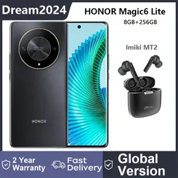 Honor Magic6 Lite 5G 8+256 GB NFC Qualcomm Snapdragon 6 Gen 1.108 MP Hauptkamera 35 W 120 Hz Lade 5 Sterne SGS -Zertifikat Global Version mit Imiki MT2