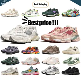 New Casual Designer Shoes 9060 Mens running shoes designer sneakers Black Salt White Crystal Pink Magnet Mushroom women outdoor trainers fashion 2024