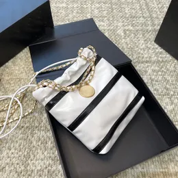 Designer-Tasche Luxus Fashion Design Womens Classic Mini Drawschnellzug Müllsack Ledermaterial abnehmbarer Schultergurt Super All-in-One Crossbody Bag Brieftasche