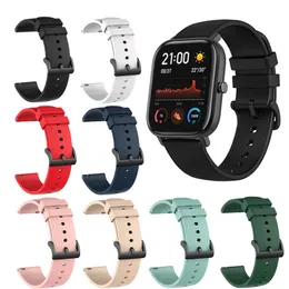 Huami için 20mm Saat Band BIP/GTS/Amazit GTR/GTS 2 Kayış Samsung Gear S2/Galaxy Active2/Huawei Watch GT2/Huawei Watch 2