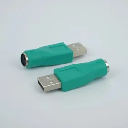 Zielony adapter USB do PS2 One Pain Usb Mężczyzna do 6pin dla klawiatury i myszy