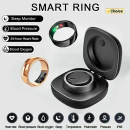 Уздоровительный монитор Smart Ring Monitor для мужчин Женский термометр Грудкий давление.
