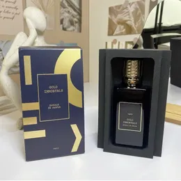 Heißelement Herren Parfüm Gold Immortals Patchouli Memory Blue Talisman100ml 3.3Floz Leichter Holzduft neutrales Parfüm Eingabeaufforderung Abgabe