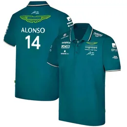 Erkekler Polos 2024 Yaz Sıcak Satış F1 Nefes Alabilir 3D Baskılı T-Shirt Extrem Sport Kısa Slve Moda Gevşek Polo Gömlek Erkekler Büyük Üstler T240425