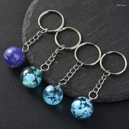 Keychains Transparent Ball Purple Cloud Eagle Harts Key Chains Pendant Dingle Bag Holder Keyring Jewelry Party Gift Ring