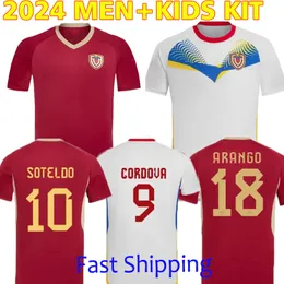 2024 Venezuela Soccer Jerseys National Team RONDON 24 25 SOTELDO SOSA RINCON CORDOVA CASSERES BELLO JA.MARTINEZ GONZALEZ OSORIO HIS Football Shirt Kits